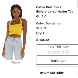 Crochet crop top also ties in the back so back shows
